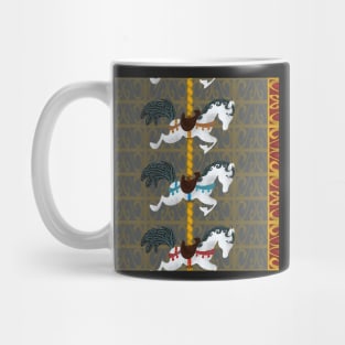 Carousel Horse Fancy Pattern Mug